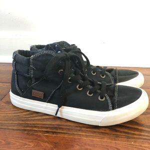 Black blowfish sneakers